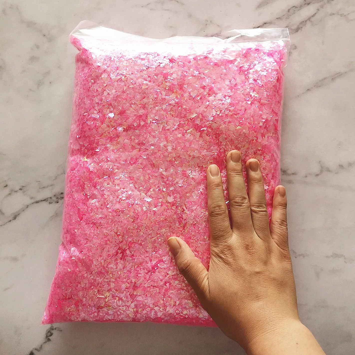 500g Candy Paper 15 Color Shell Paper Slime Filler Clay Toy DIY Slime Accessories Decor Jelly Mud Hand Gum Clay Kid