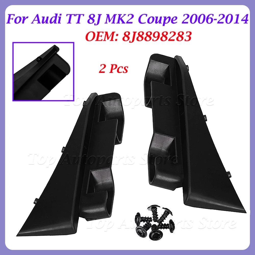 2Pcs Car Rear Trunk Parcel Shelf Luggage Cover C-Pillar Side Bracket Repair Kit 8J8898283 For Audi TT 8J MK2 Coupe 2006-2014