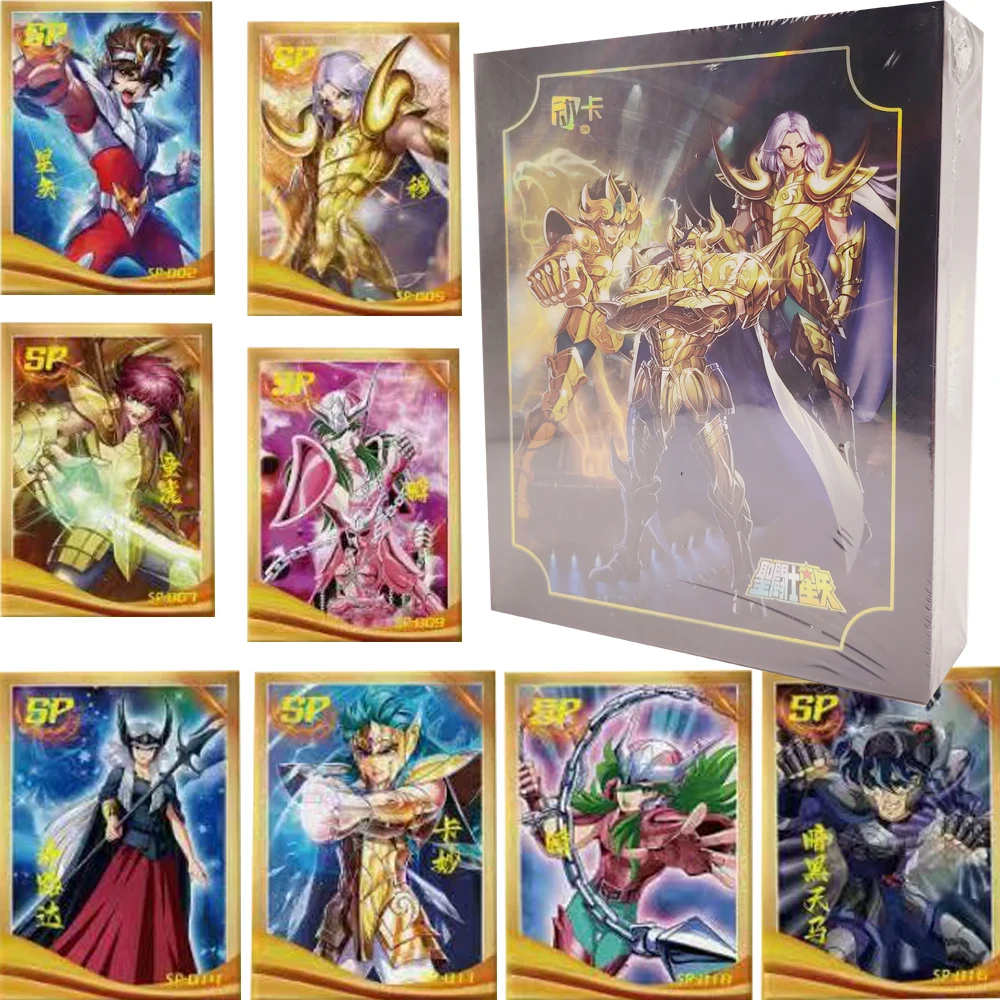 

Оптовые коллекционные карты Saint Seiya, красивые крутые и классические стильные аниме-фигурки, изысканные тематические карты, подарки для болельщиков, хобби