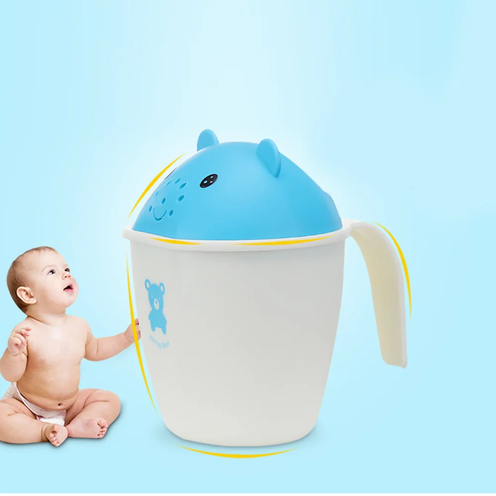 Cuillère à shampoing conviviale rée pour le bain de bébé, gobelet à la cheville, arroseur d'eau, bailer, douche, enfant