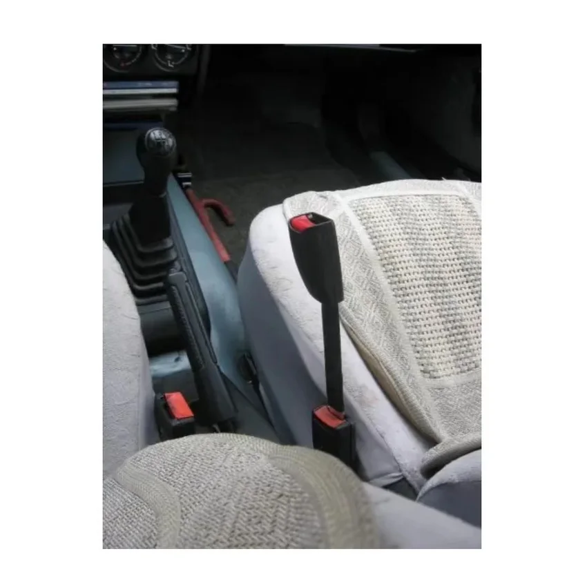 Rigid Stem Seat Belt Extender Extension Add 24cm  For 22mm (7/8 in) wide Buckle  fit All VW BMW VOLVO AUDI Citroen GREY  COLOR