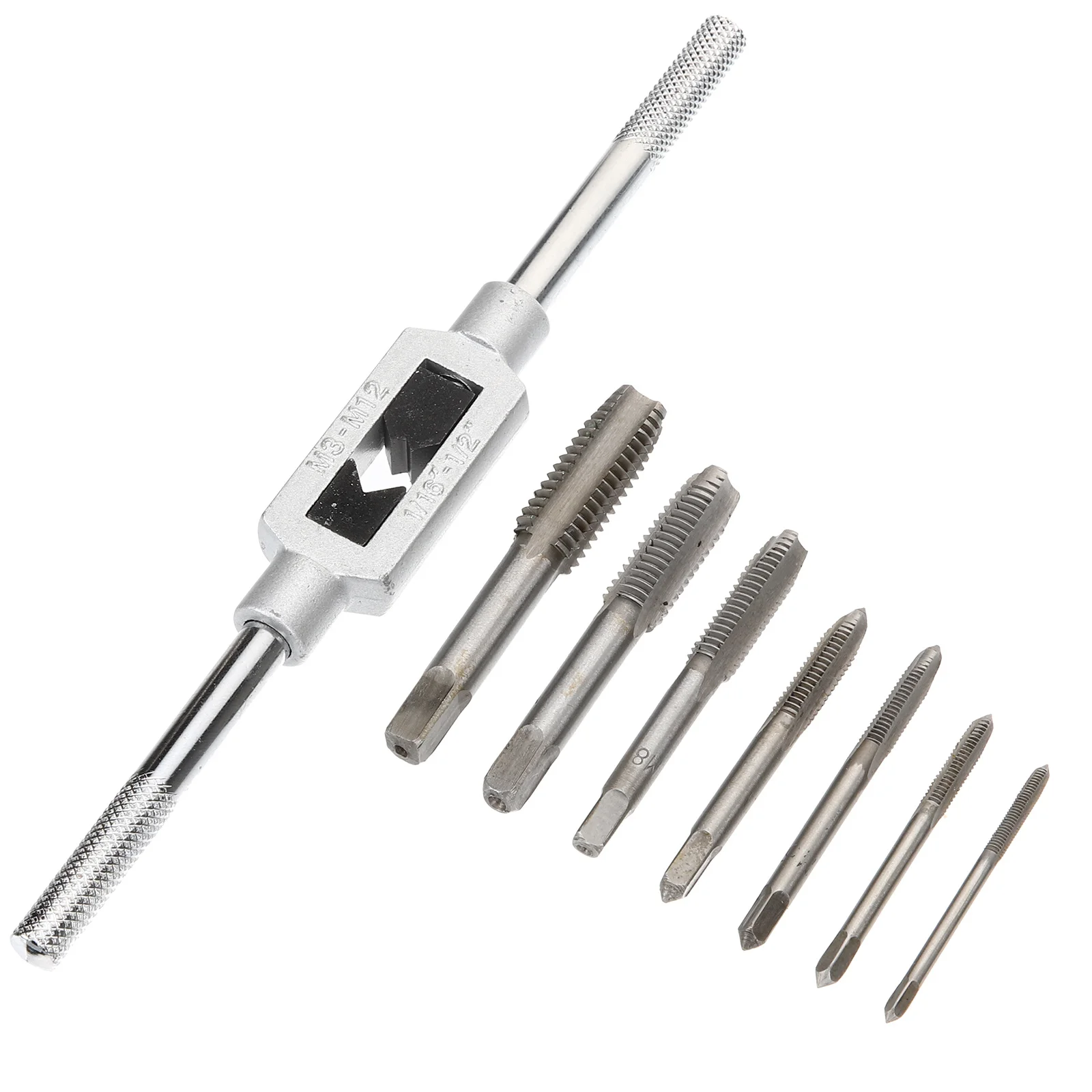 

1Set Machine Screw Thread Taps Set High Quality Craft Threading Tool for Cast Steel Cast Iron Non Ferrous Metals