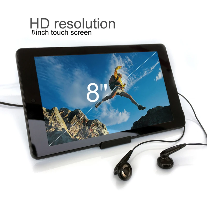 8 بوصة IPS HD شاشة 16GB قارئ الكتب الإلكترونية كمبيوتر صغير 2 في 1 دعم واي فاي أندرويد مشغل موسيقى الفيديو الرقمي الإلكترون الكتاب الاليكتروني