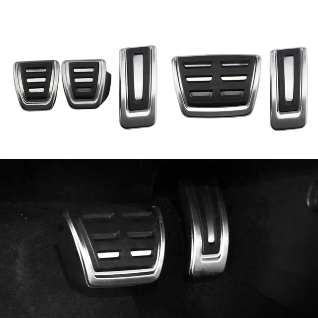 Car Styling Sport pokrywa pedału hamulca paliwa zestaw dla Skoda Octavia 5E Rapid Superb IV Karoq Kodiaq DSG Auto pedały ze stali nierdzewnej