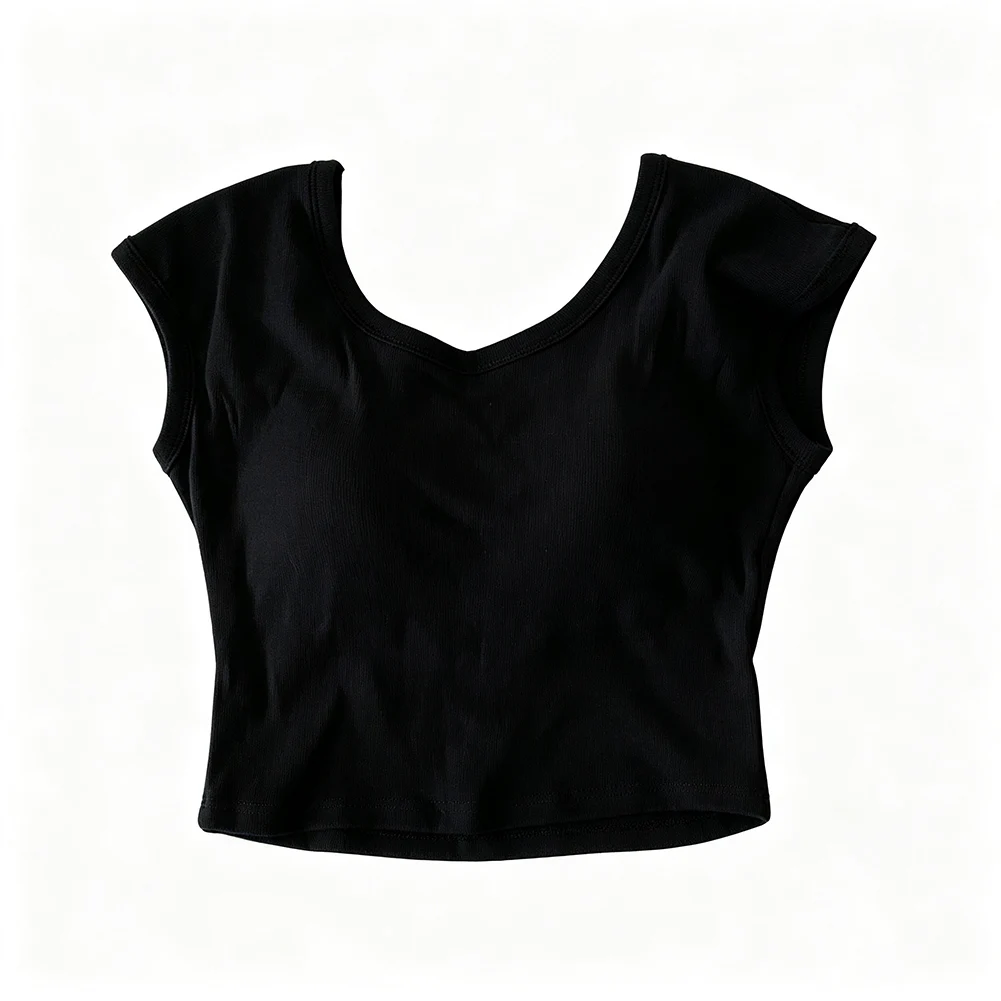 Womens Solid Color Cotton Sleeveless Tank For Top Round Neck Wide Strap Basic For Top for Vacation and Cycling