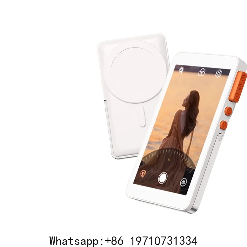 Wireless Magnetic Selfie Monitor Screen with Holder For Smartphone Vlog Live Stream Video Recording Phone Rear Camera