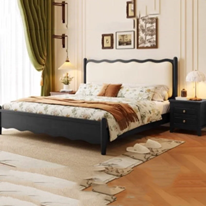 

Baby Queen Bed Children Luxury Modern Bedroom Floor Girls Wooden Design Sleeping Bed Mobile Letto Matrimoniale Home Furniture