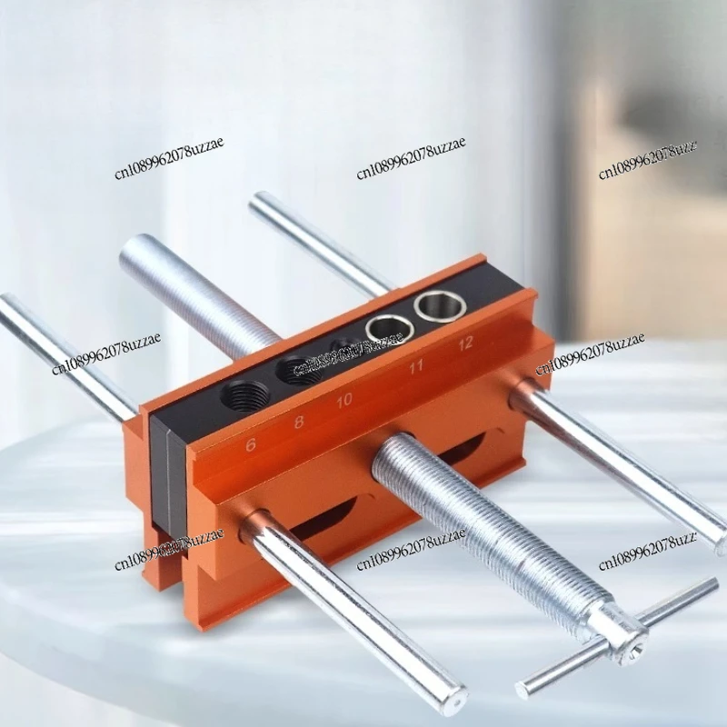 Woodworking Straight Hole Opener Metric Vertical Punching Positioner Laminate Support Rebouncer Wooden and Tenon