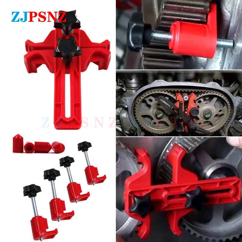 Car Auto Cam Camshaft Lock Holder Car Engine Timing Lock Tool Double/Single Camshaft Retainer Timing Belt Fix Changer Tool Kits