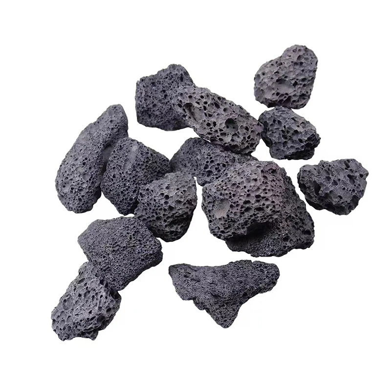 100g Natural Black Aquarium Fish Tank Filter Media Volcanic Rock Biological Balls Bio filter For Aquarium Clear Water Decoration