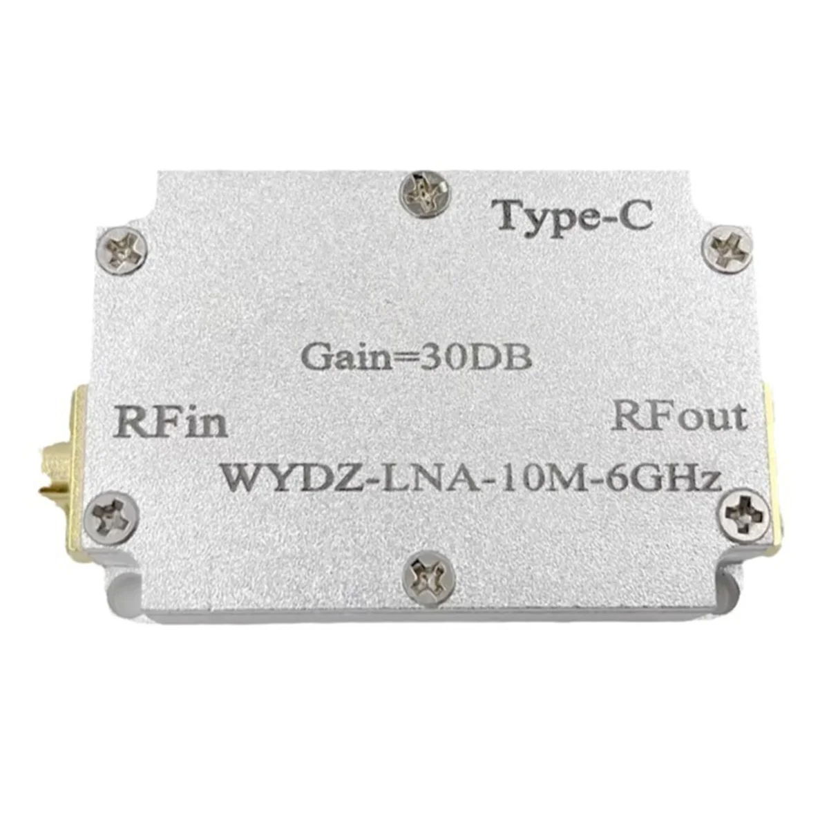 TYPE-C LAN 10MHz-6GHz Verstärker mit hoher Ebenheit Verstärkung 30dB HF-Signal verstärker für Ham SDR Software Radio FM Radio