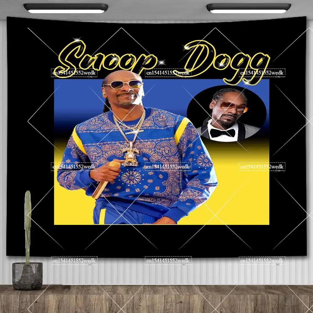 Imagen 5: Snoop Dogg-Póster de música para colgar en la pared, tapiz Kawaii, decoración de habitación, estética divertida, decoración del hogar