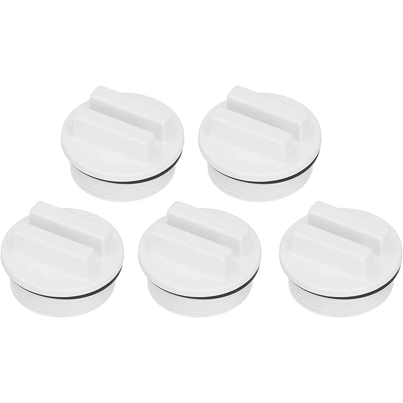 5PCS Filter Ablauf Stecker Aufhänger Gewinde Pool Spa Rückkehr Rohr Winter Stecker Aufhänger O Zyklus Für Pools Und die meisten Multi Sieb