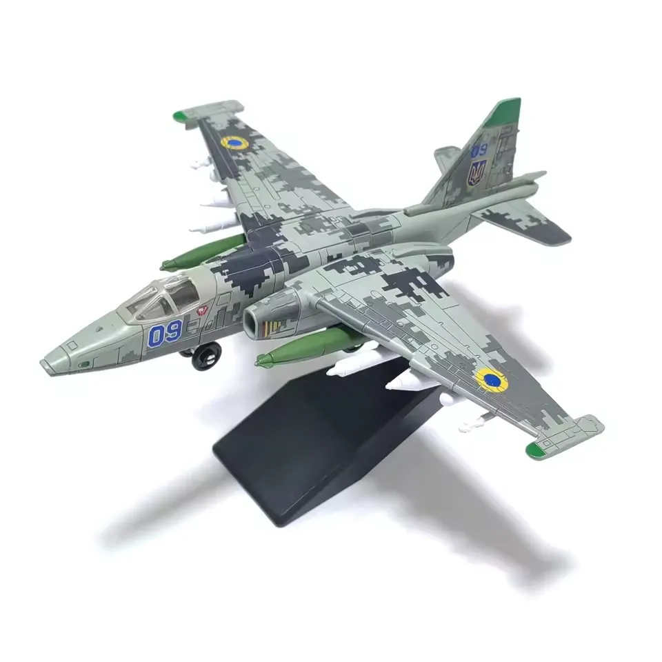 

SU-25 Fighter 1/72 Plastic Scale Model (including base) ABS Scale model Home Placement collection and decoration Creative gift