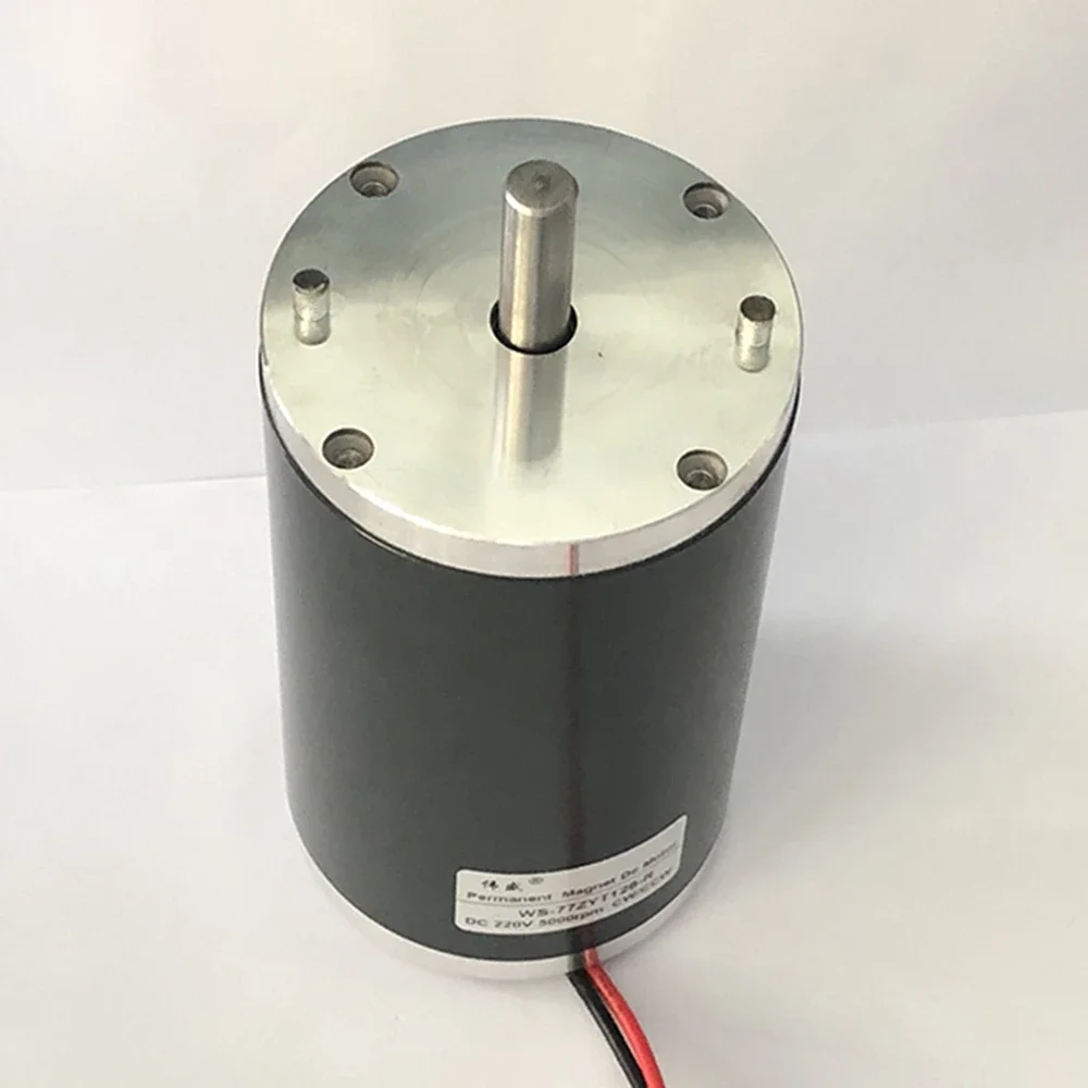 تيار مستمر 220 فولت 200 واط موتور تيار مباشر المغناطيس الدائم 77 مللي متر القطر عالية السرعة عزم الطاقة قابل للتعديل سرعة CW/CCW لتقوم بها بنفسك آلة حلوى القطن #4