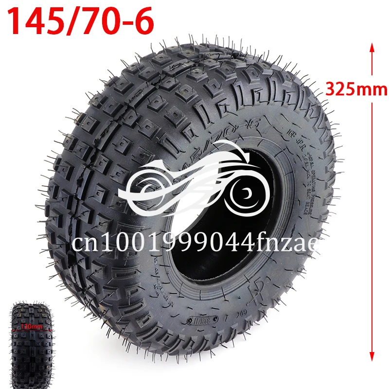 

NEW 6 inch ATV tires 145/70-6 four-wheeler is suitable for 50cc 70cc 110cc small ATV front or rear wheels