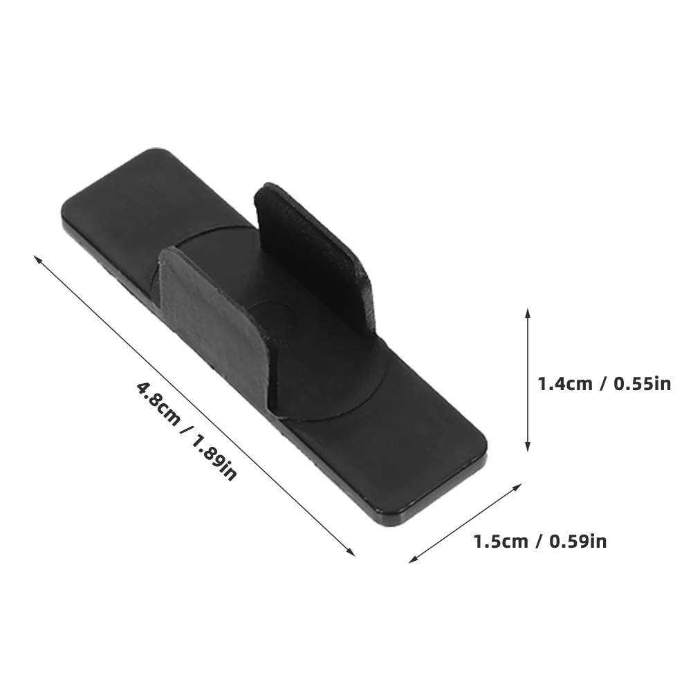 Portapenne da 10 pezzi Design autoadesivo per lavagna Lavagna Bacheca Materiale ABS portatile