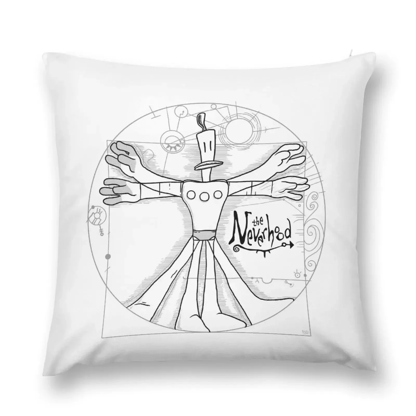 the Vitruvian Klaymen Throw Pillow Covers For Sofas Luxury Sofa Cushions pillow