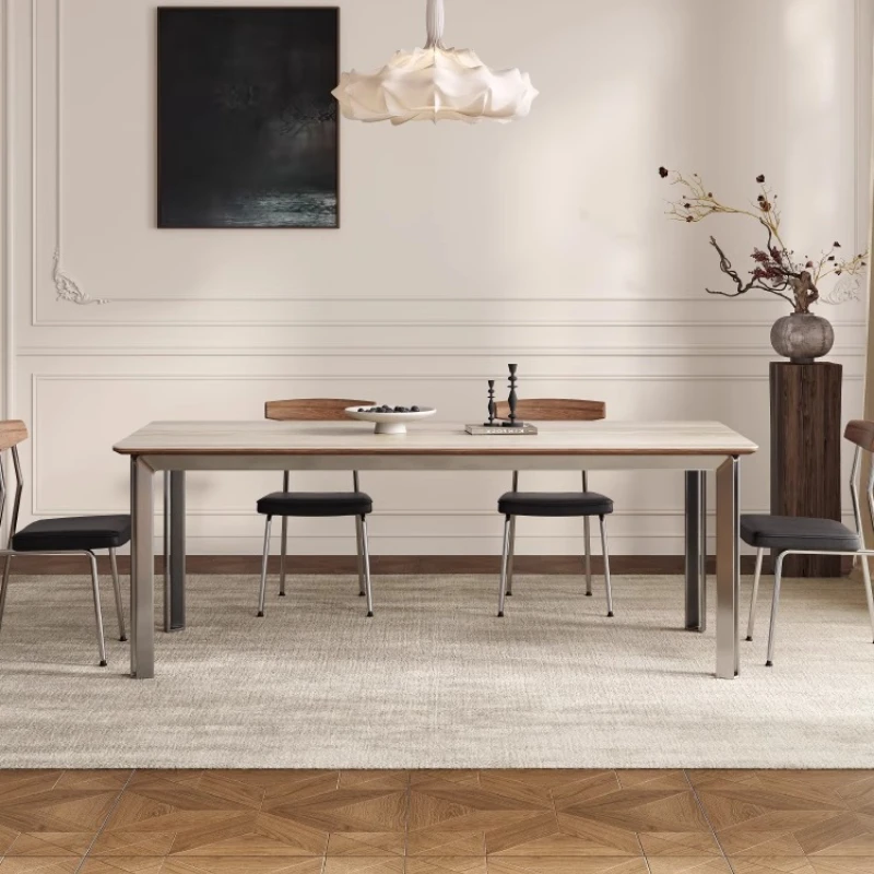 Luxury French Dining Table Modern Romantic Adult Comfortable High Quality Table Unusual Aesthetics Lounge Muebles Furniture
