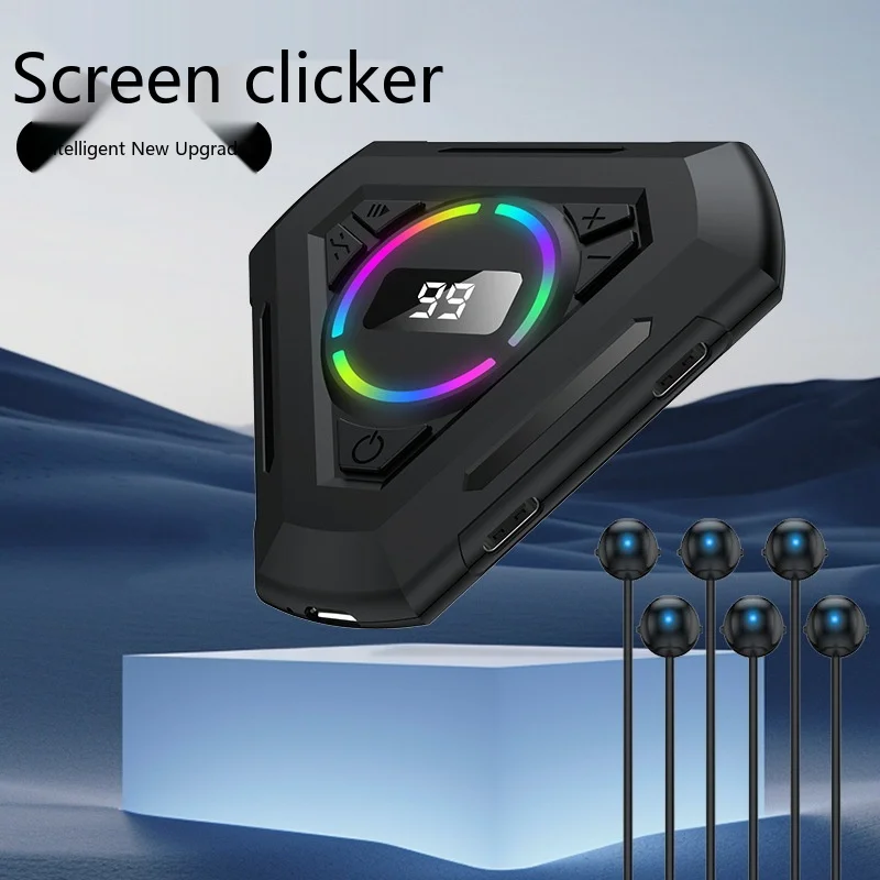 Screen Clicker G50 1-6 Heads USB Wired Multi-Device Auto Tapper for Live Streaming Like Bot