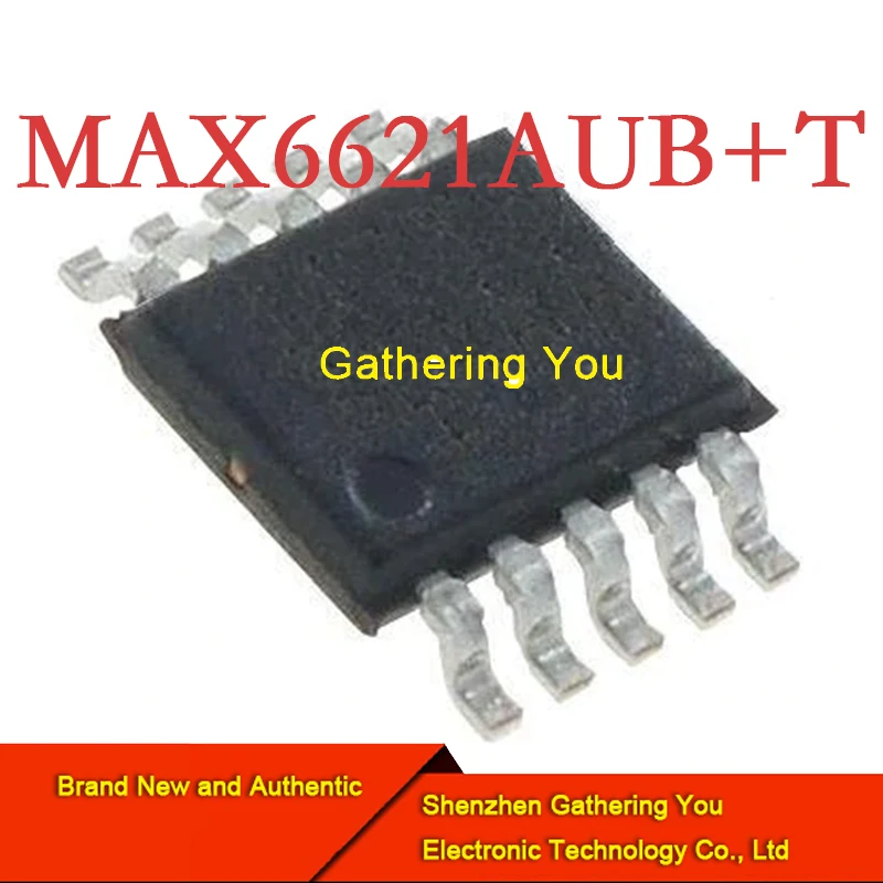 MAX6621AUB+T TSSOP-10 Conversion-voltage level Brand New Authentic