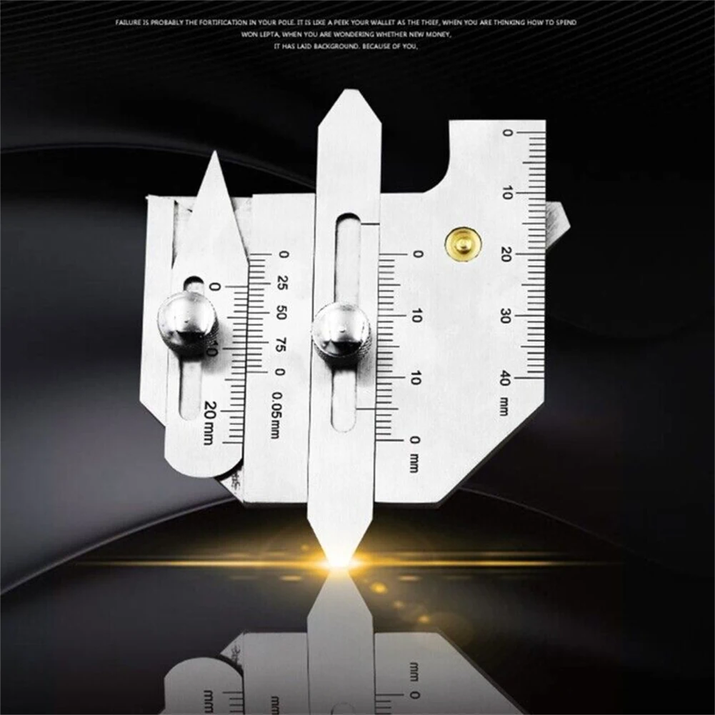Medidor De Solda De Aço Inoxidável, Filé Medidor De Solda, Ferramentas De Inspeção Para Medição De Caldeiras Pontes Navios Embarcações De Pressão