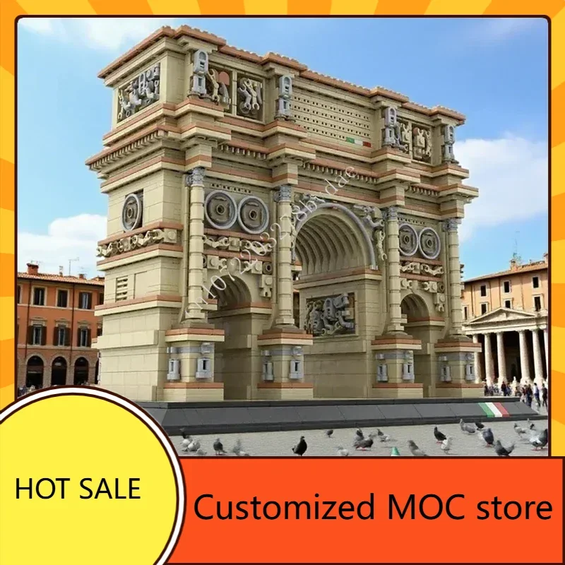 

3101 шт. Arco di Constantino MOC головоломка StreetView архитектура праздник креативная игрушка на день рождения в сборе Рождественский подарок дети возраст