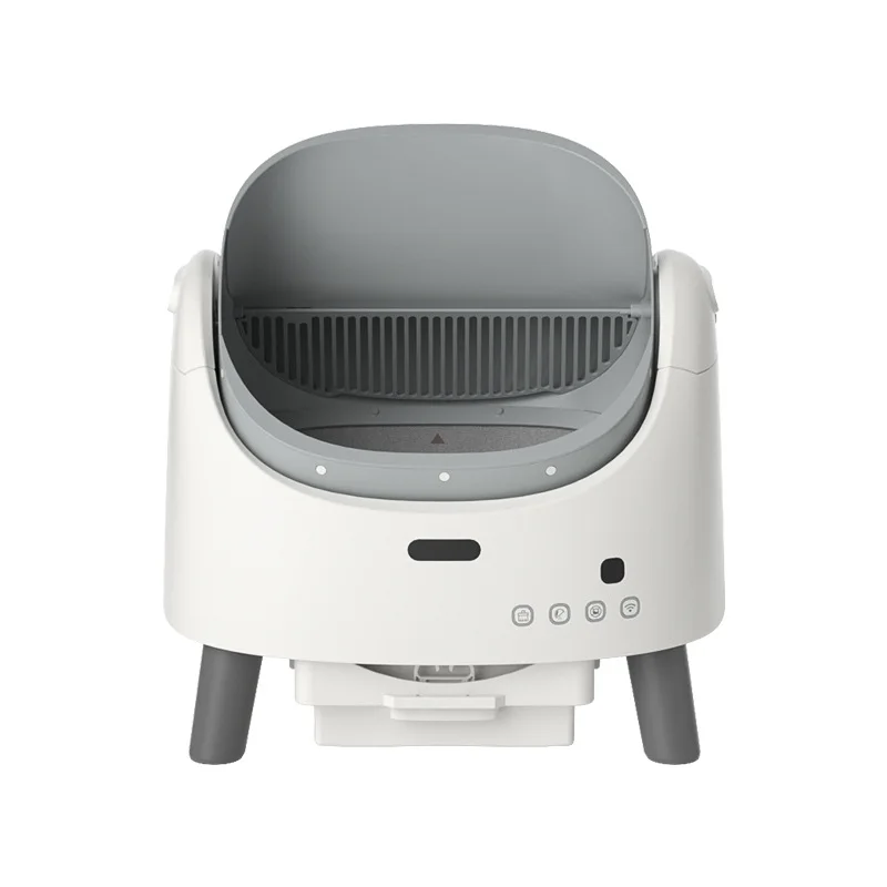

Automatic cat litter box Large space smart cat toilet Open automatic cat litter box Electric cleaning Anti-splash