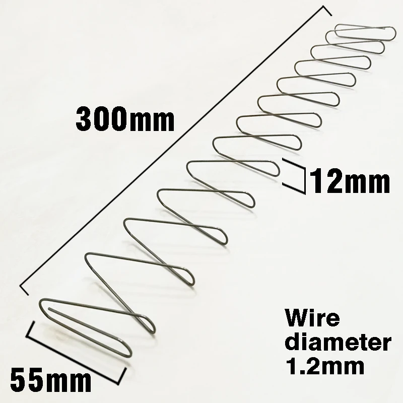 

Spring Steel Length 300mm Rectangular Compression Spring Wire Diameter 1.2mm Square Spring Mattress Spring