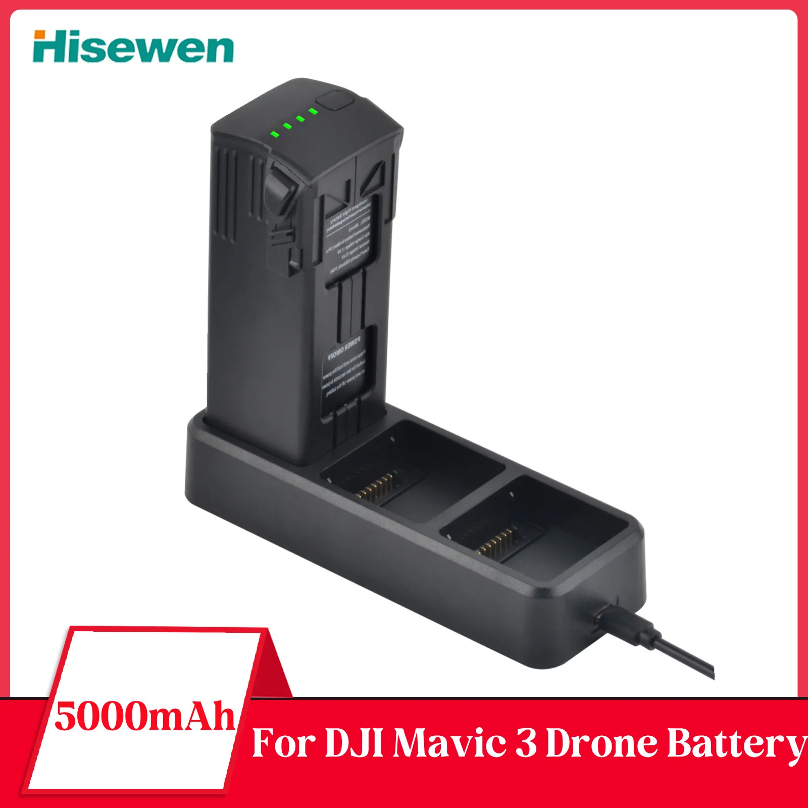 5000mAh Battery For DJI Mavic 3 Drone Battery Flight Time 46 Minutes Mavic 3 Pro Drone Intelligent Flight Accessories