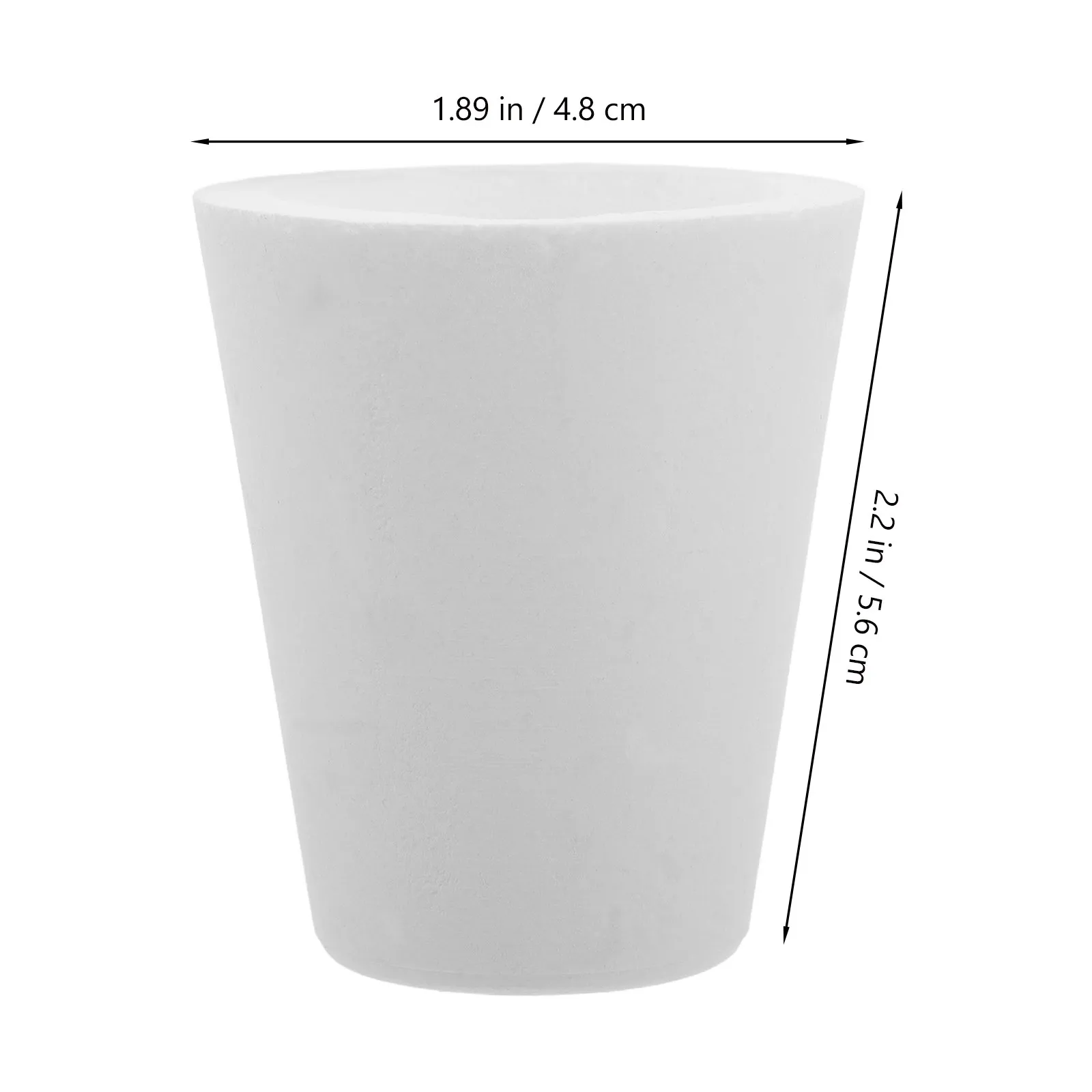 Small High Purity Quartz Crucible High Temperature Metal Melting Casting Mold Smelting Pot for Copper Silver Gold Aluminum