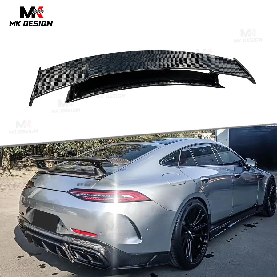 Carbon-Heckflügel für Mercedes-Benz AMG GT50 GT53 GT63 4-Türer Limousine 2019-2023 Heckklappen-Spoilerlippe Auto-Zubehör