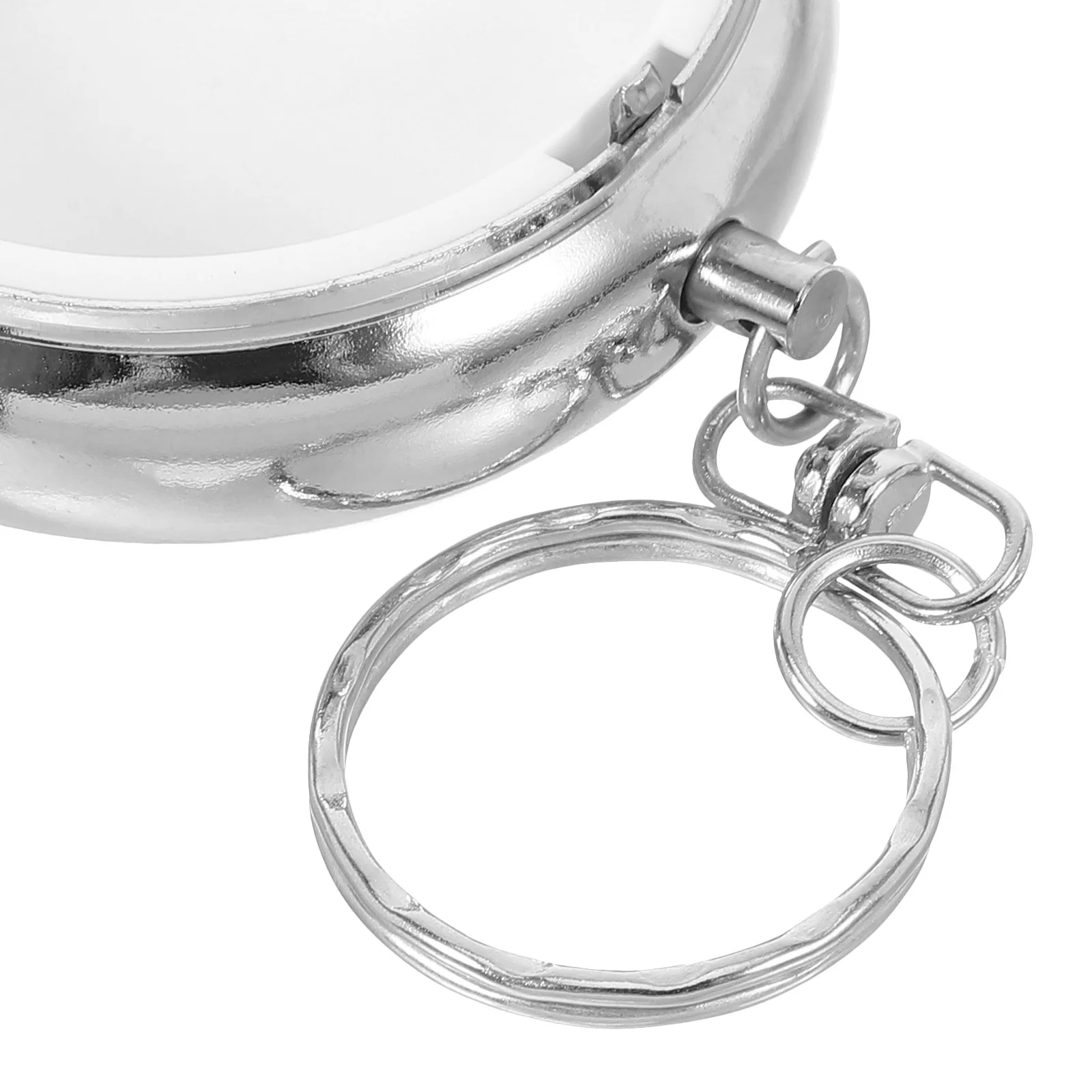 2 قطعة منظم محمول حاوية دواء صغيرة الحجم للسفر للاستخدام اليومي حامل حبوب الطوارئ سلسلة مفاتيح صندوق دواء صغير #2