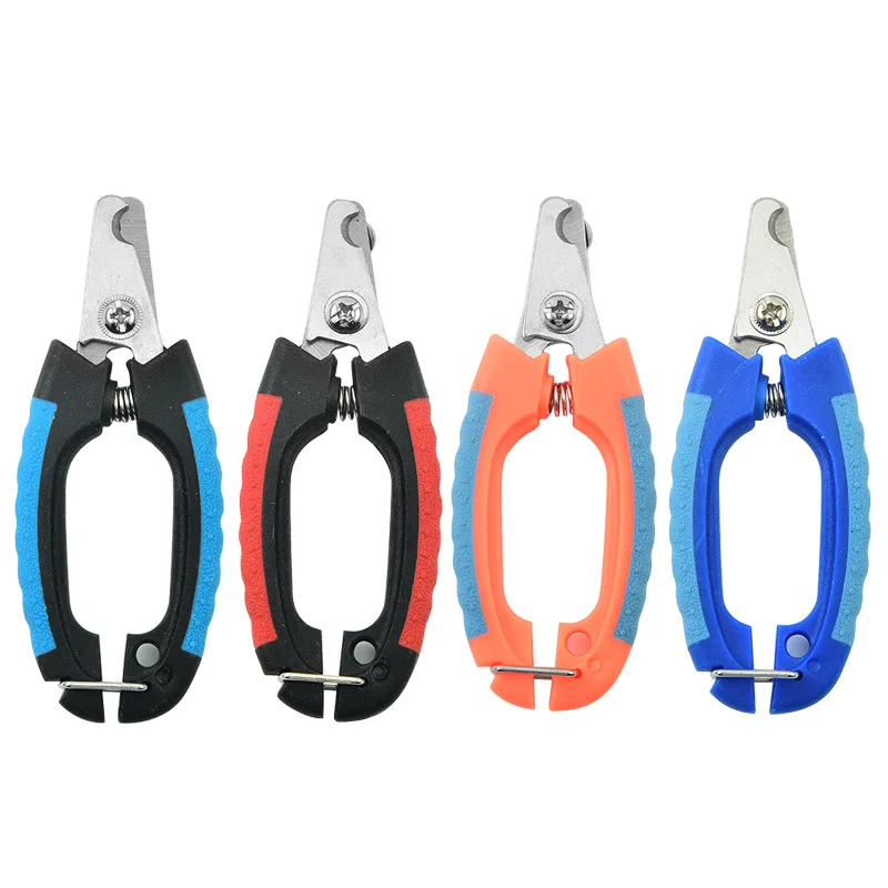 

PP Rubber Stainless Steel Pet Nail Clippers for Dogs and Cats