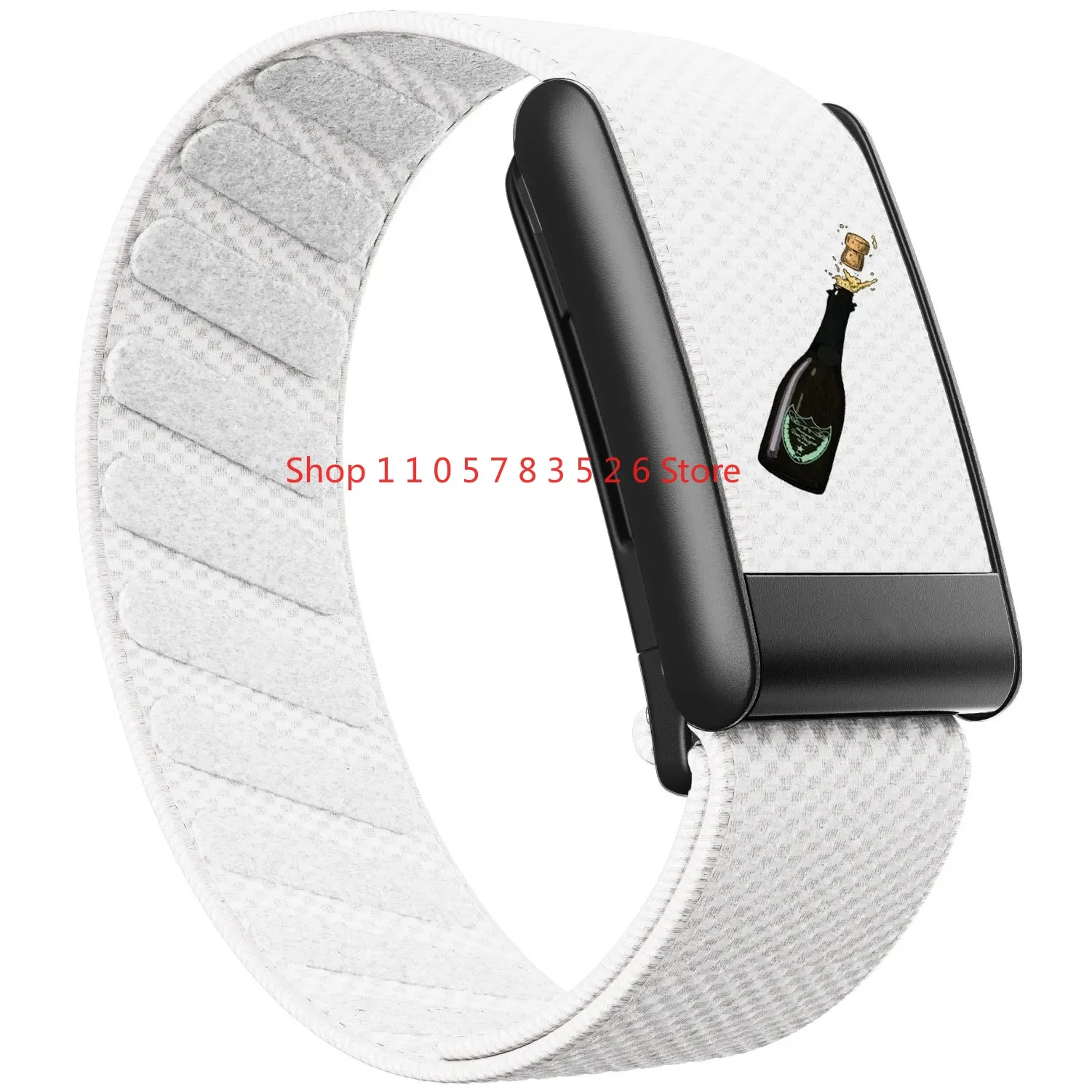 2026 Geeignet für WHOOP5.0/MG Nylon-Druckarmband mit schwarzem U-förmigem Rahmen, silbernem U-förmigem Rahmen und goldenem U-förmigem Rahmen. – Detail 19