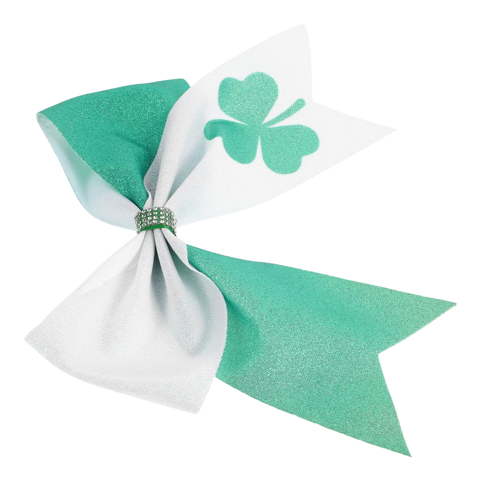 Hair Clip St Patricks Day Accessories Shamrock Bow Hairpins Polyester Child Gold Pink