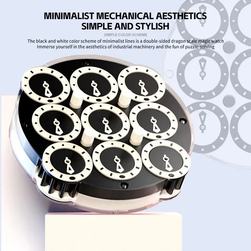 [CubeFun] ShengShou LongLin ساعة سحرية 4x4 أُحجية مكعبات السرعة المغناطيسية SENGSO موازين التنين ألعاب ألعاب هدايا