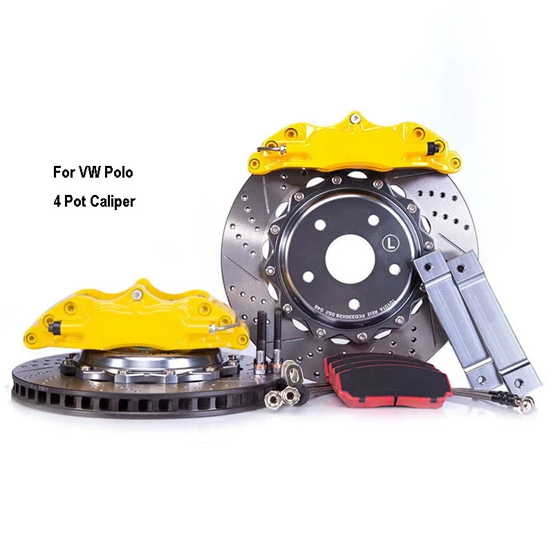 

Other Wheels Tires And Accessories 5200 4 Piston Brake Caliper Kit For VW Polo