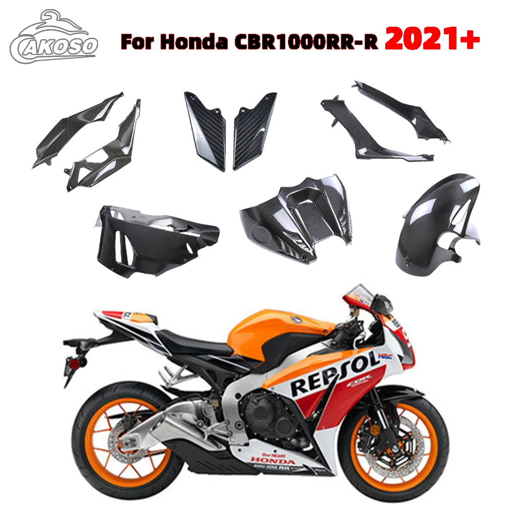 3K carbon fiber fairing kit motorcycle modification accessories Fuel tank front cover Belly Pan For Honda CBR1000RR-R 2021+