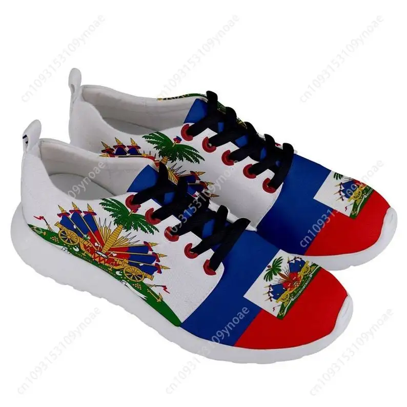 Unique Haiti Flag Sports Shoes Mens Womens Teenager Kids Children Customized Sneakers Tailor-Made Shoes