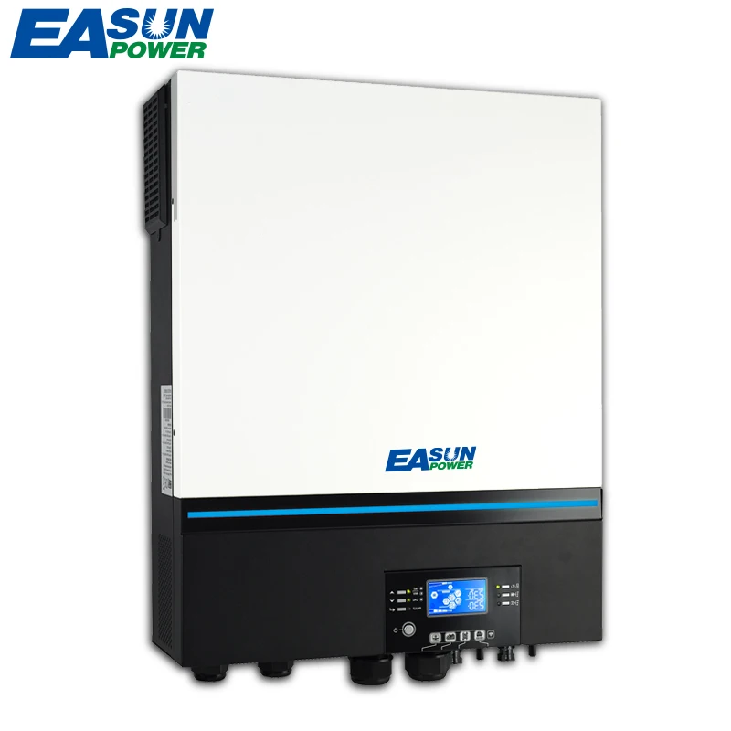 Easun Power Trend Axpert Max 11K 48V 220V 380V 11kw 150a Twee Mppt Dubbele Output Solar Hybride Omvormer