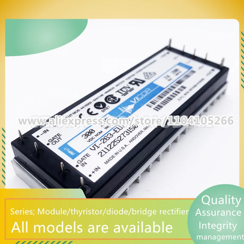 VI-2W0-IV VI-2N3-05 VI-220-IW VI-263-EU VI-B03-CX VI-2W1-EX VI-230-EU وحدة IGBT للطاقة الأصلية الجديدة في المخزون