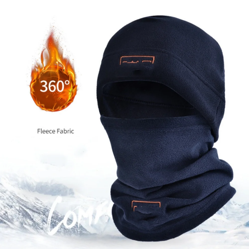 Outdoor Sports Cycling Cold Hat Scarf Set for Men Women Winter Thicken Warm Headgear Windproof Anti-cold Masks Balaclavas Cap