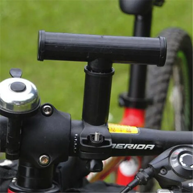 Bicycle Handlebar Extender T-shaped Extension Mount Mountain Road Bike Extender Holder for Light Cycling Parts