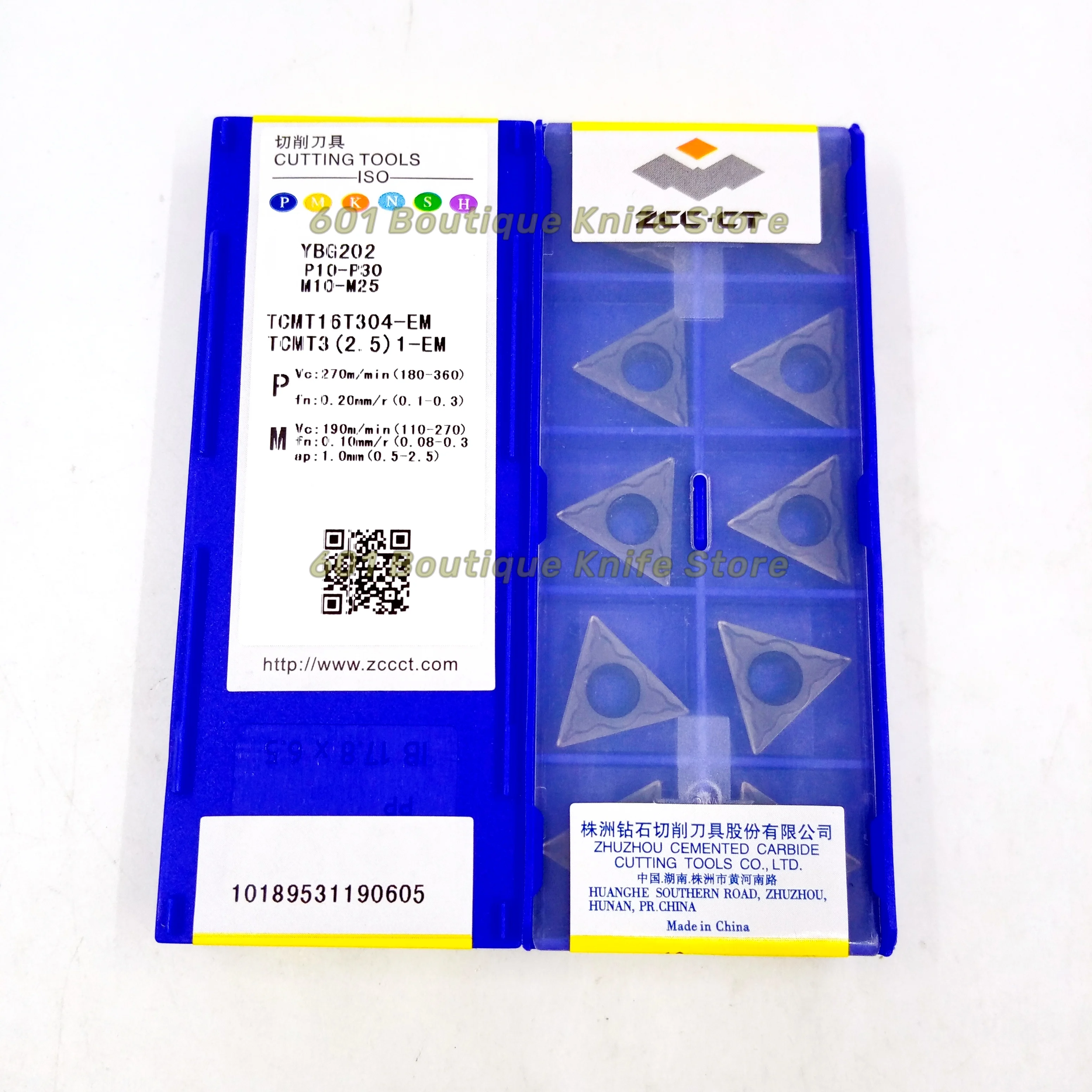 FREE SHIPPING ZCCCT diamond brand CNC alloy blade TCMT16T304-EM YBM153 YBG205 YBG202