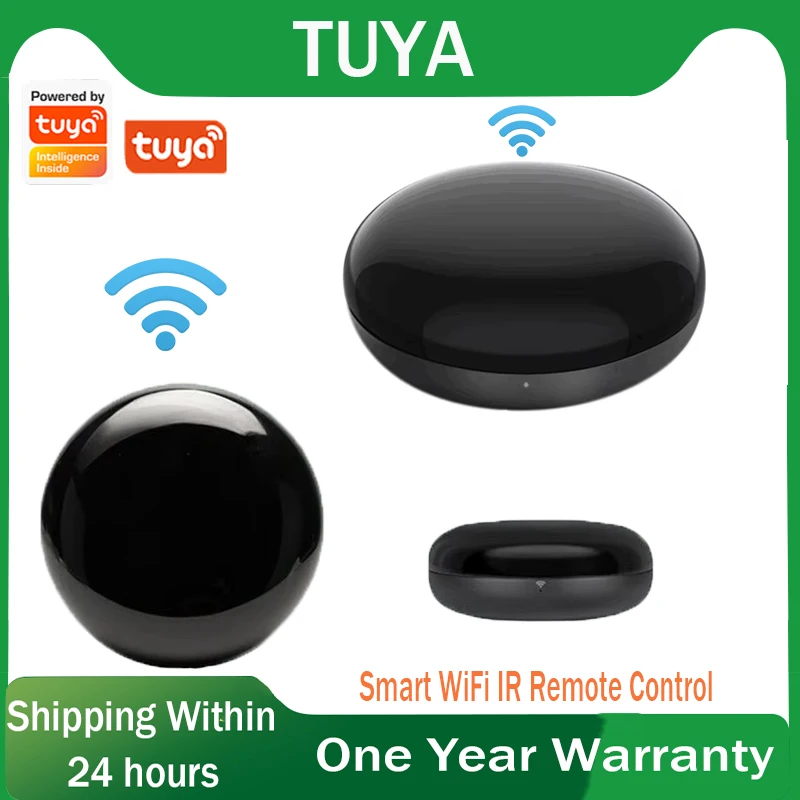 

Универсальный умный WFIF ИК-пульт дистанционного управления Tuya, домашний адаптер, поддержка Alexa Google Assistant, голосовое устройство для умного дома