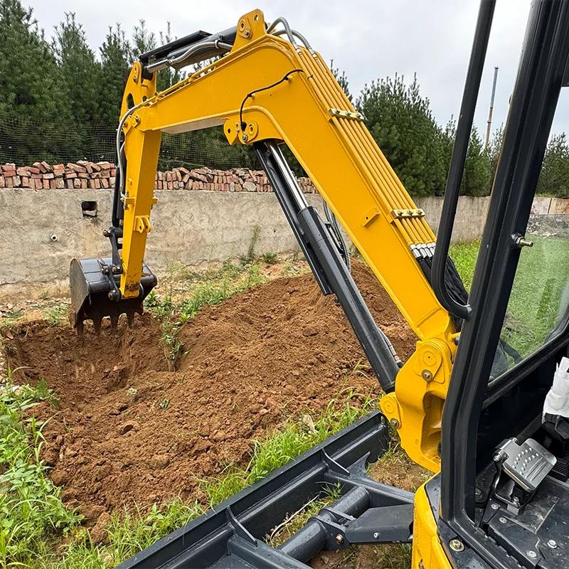 OKW35 Home Machinery Mini Excavator Backhoe Excavator Loader Mini Digger 3 Ton Small Digging Machine for Sale