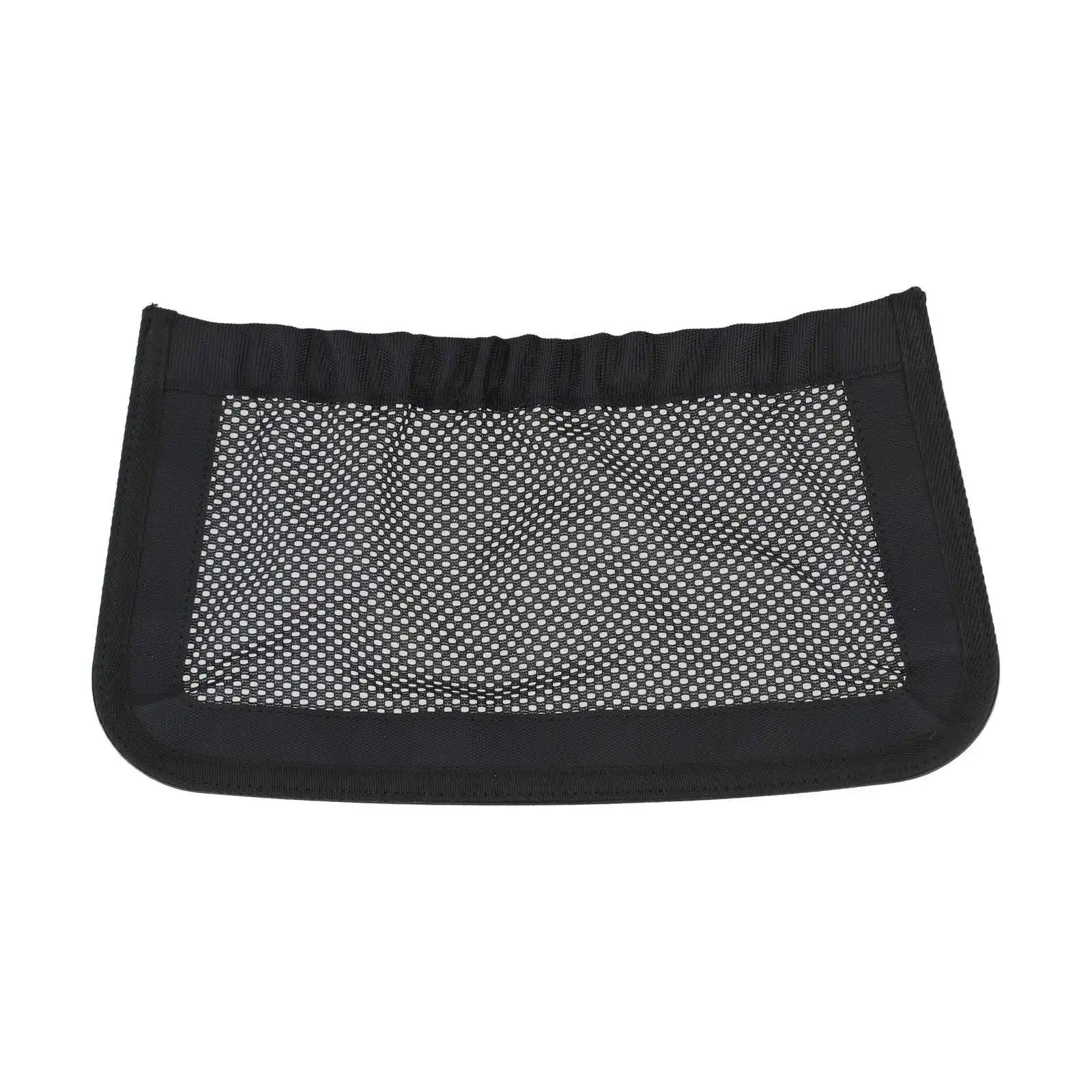 Black UTV Backrest Storage Dash Storage Cargo Network Cable Material Reliable Construction Wear-resistant Material