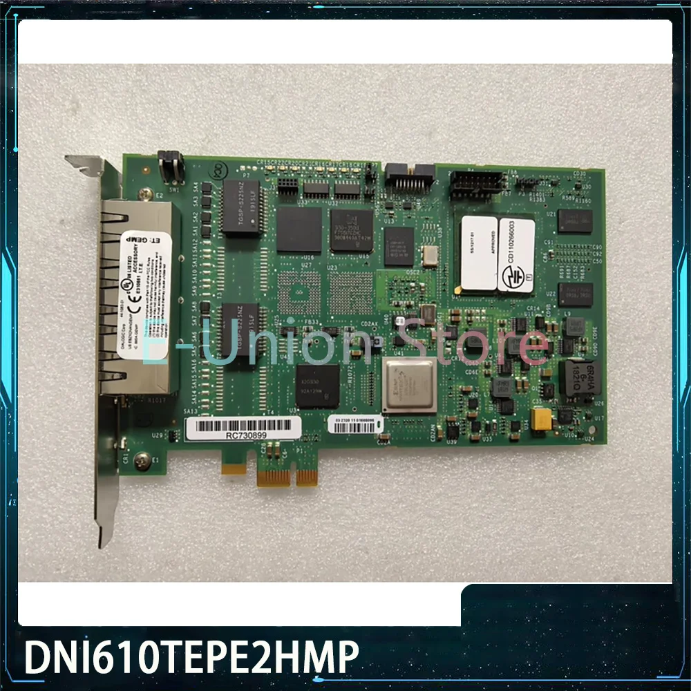 DNI610TEPE2HMP 50-0108-04 PCI-E Call Center Dedicated IP Voice Card PCIEX1 Interface