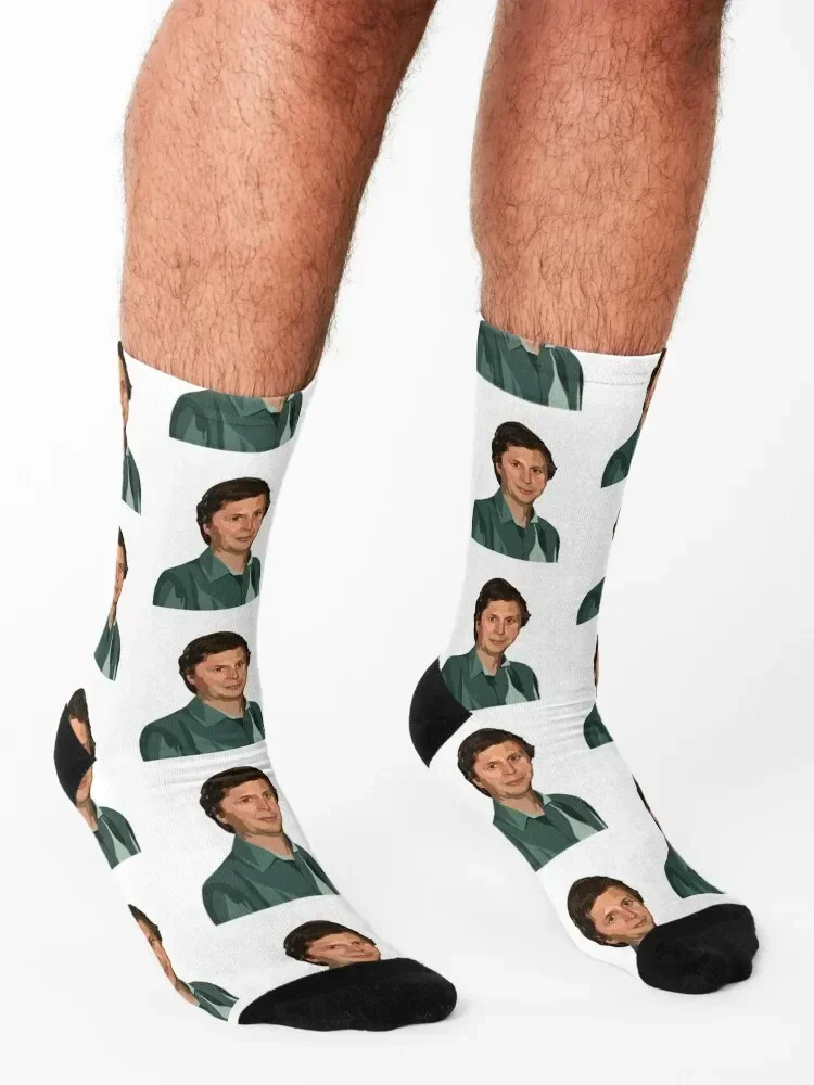 Michael Cera Socks valentine gift ideas custom sports hockey golf Socks For Men Women's